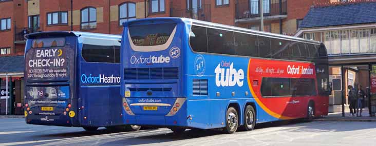 Volvo Plaxton Oxford Tube B11RLET Panorama 50437 & Airline B11RT Elite-i 71